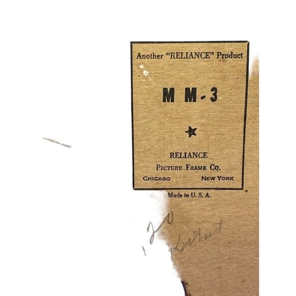 Vintage Framed Gift Mom Wood Ornate Golden Glass Picture “A Mother’s Love ” Poem - Picture 3 of 4